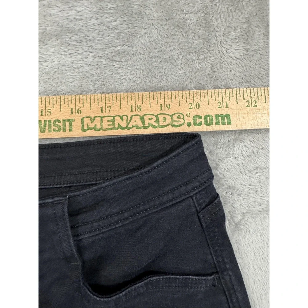NYDJ Jeans Womens 20W‎ Black Lift Tuck Technology Wide Leg Button Fly Cropped